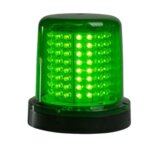 GIROLED 64 LEDS PARAFUSO 24V VERDE