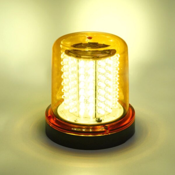 GIROLED 64 LEDS PARAFUSO 12V ÂMBAR - Imagem 3