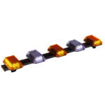 GIROLED 1,0MT 5 CÚPULAS FRONTAIS 180 LEDS 24V BICOLOR