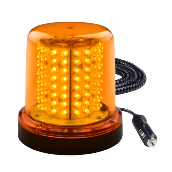 GIROLED 128 LEDS IMÃ E PLUG - 12V - ÂMBAR - Imagem 2