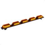 GIROLED 1,2MT 5 CÚPULA LATERAL 12V ÂMBAR 324 LEDS - Imagem 2