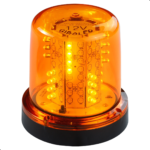 GIROLED REDONDO 32 LEDS 24V ÂMBAR PARAFUSO