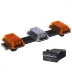 GIROLED 3 CÚPULAS FRONTAIS 186 LEDS 24V BICOLOR