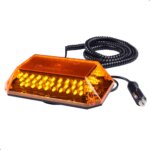 GIROLED CÚPULA IMÃ E PLUG 12V ÂMBAR