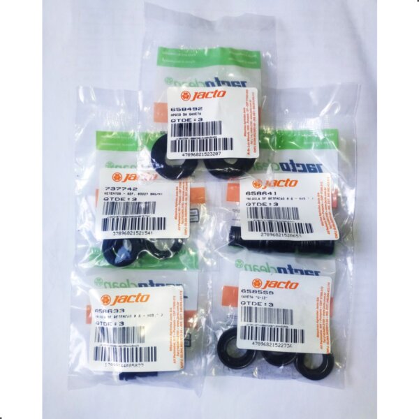 KIT GAXETA RETENTOR VALVULA JACTO 6500/6800/7000 ORIGINAL - Imagem 3