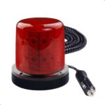 GIROLED 128 LEDS IMÃ E PLUG 12V VERMELHO