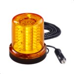 GIROLED 64 LEDS IMÃ E PLUG 24V ÂMBAR - Imagem 2