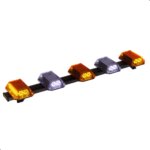 GIROLED 1,0MT 5 CÚPULA FRONTAL 180 LEDS 12V BICOLOR - Imagem 2