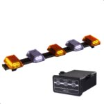GIROLED 1,0MT 5 CÚPULA FRONTAL 180 LEDS 12V BICOLOR