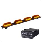 GIROLED 1,0MT 4 CÚPULA LATERAL 12V ÂMBAR