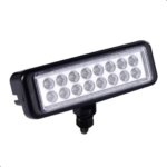 FAROL RETANGULAR 2W VERMELHO 12V GIROLED - Imagem 2