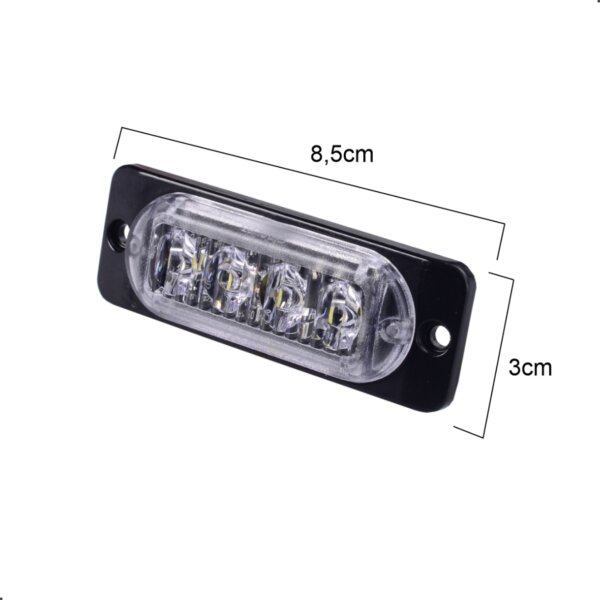 SINALEIRA SMD BI-VOLT 0,8W - AZUL - Imagem 3