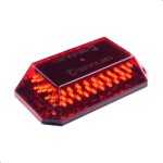 GIROLED CÚPULA 12V - LED VERMELHO - LENTE VERMELHA