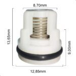 KIT VALVULA S/P COM ORING DE PLASTICO HIDROLAVADORA - Imagem 3