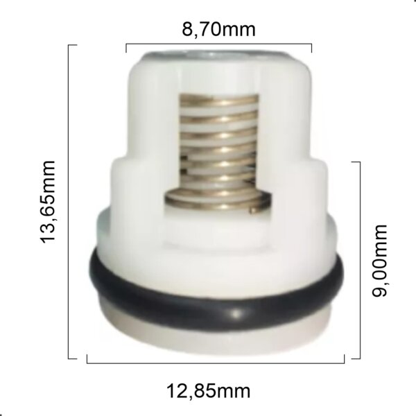 KIT VALVULA S/P COM ORING DE PLASTICO HIDROLAVADORA - Imagem 3