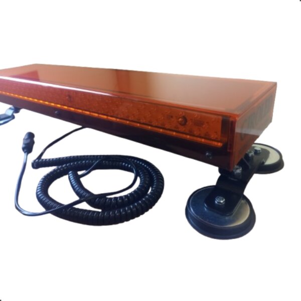 GIROLED 0,6MT IMÃ E PLUG E COMANDO INTERNO 12V ÂMBAR - Imagem 2