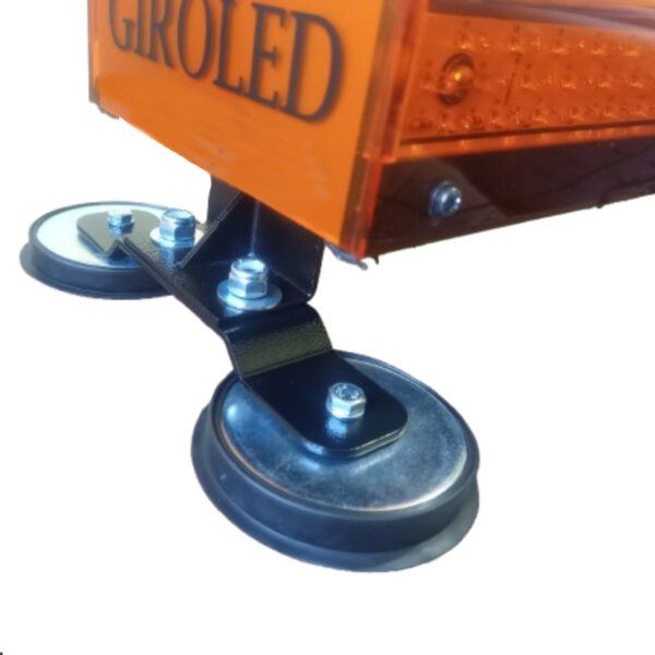 GIROLED 0,6MT IMÃ E PLUG E COMANDO INTERNO 12V ÂMBAR - Imagem 3