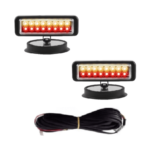 CONJUNTO SINALIZAÇÃO ASA DELTA 24V - CHICOTE 7MTS