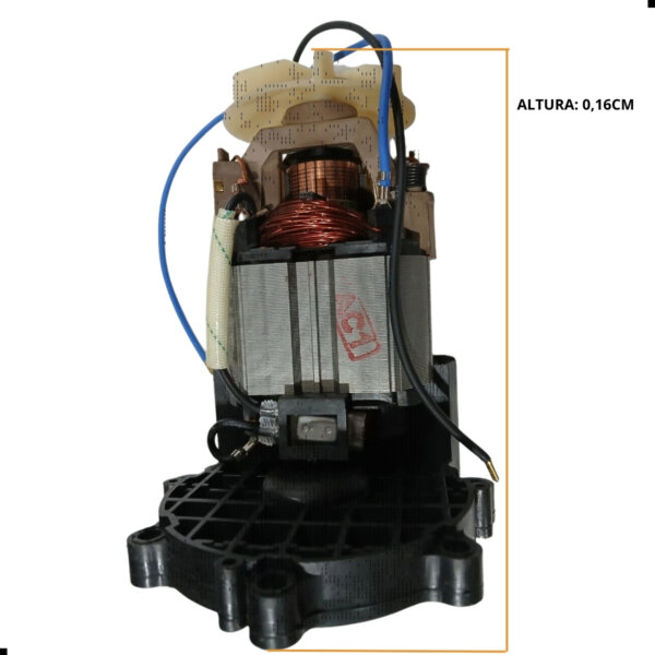 MOTOR 220V HIDROLAVADORA 70BAR LINHA DESERTOS POTENCIA 1,400W - Imagem 2