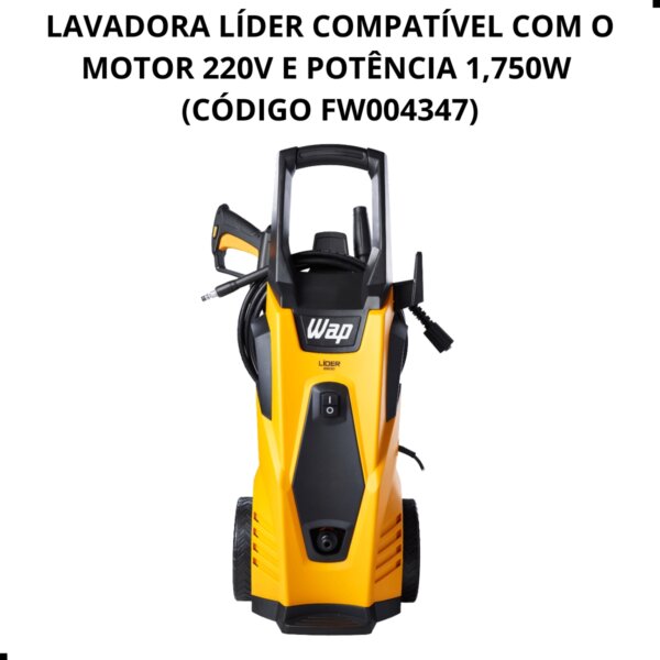 MOTOR ELETRICO 70 bar 220V LAV. DE ALTA PRESSAO LIDER - Imagem 5