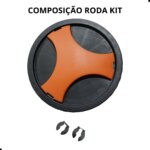 KIT RODA COMPLETO ORIGINAL P/ LAVADORAS JACTO J6800 E J7000